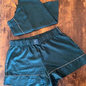 Victoria's Secret Teal Satin Garment